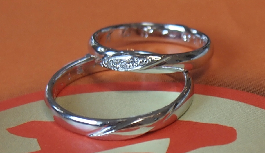 遠方よりご来店のお二人の結婚指輪(マリッジリング)。。。