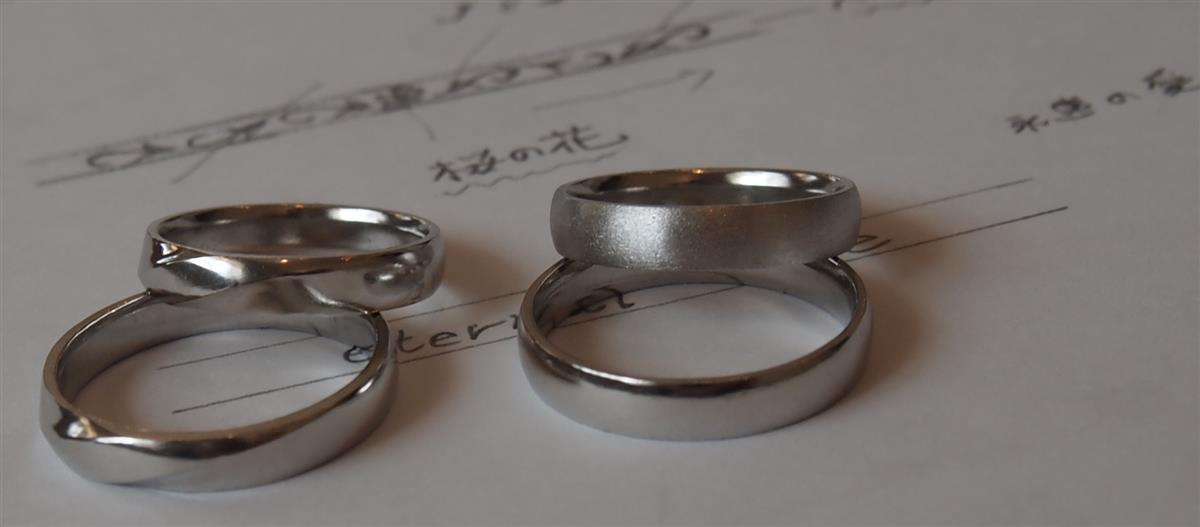 一生ものの結婚指輪は手作り鍛造で。。。