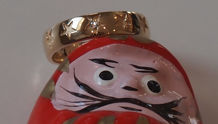 今日は七夕。。こんな素敵な結婚指輪(マリッジリング)を。。。