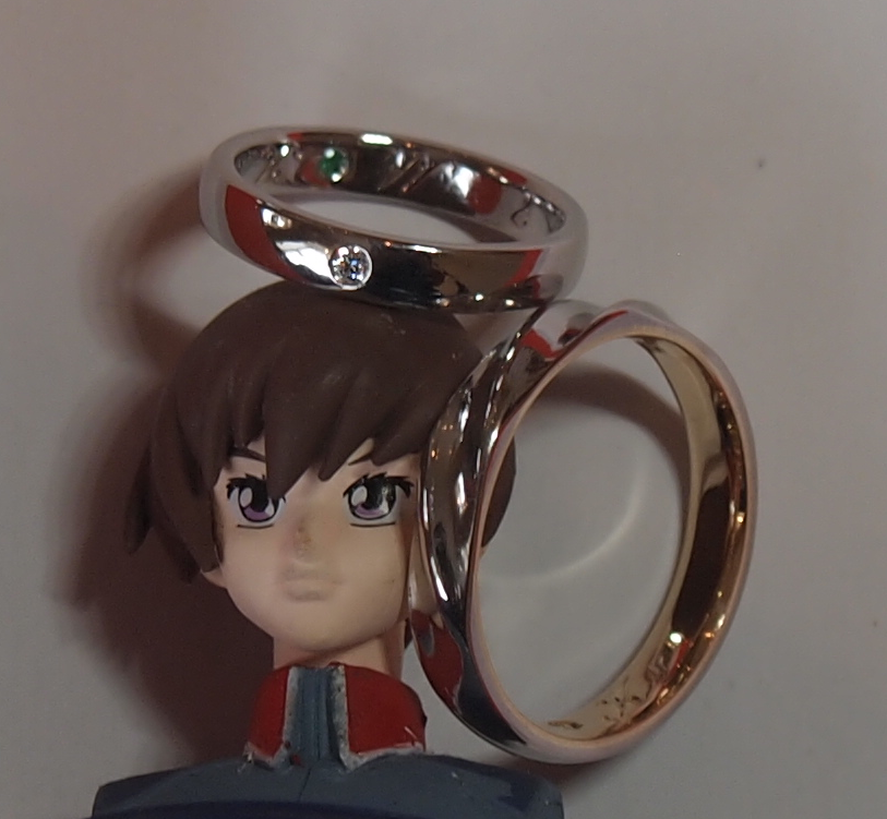 大阪からご来店のお二人の結婚指輪(マリッジリング)。。。