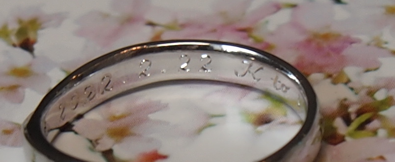 手作り鍛造結婚指輪(マリッジリング)の製作工程を楽しみながら。。。